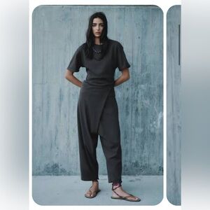 Zara Nwt  heavy cotton pants